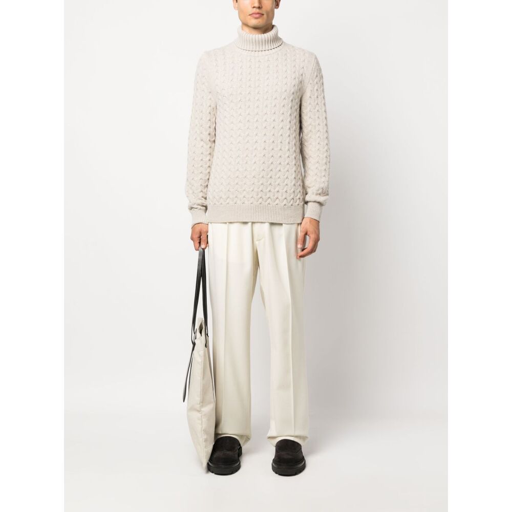 Fedeli Neutral Sweaters - Neutral | Wanan Luxury