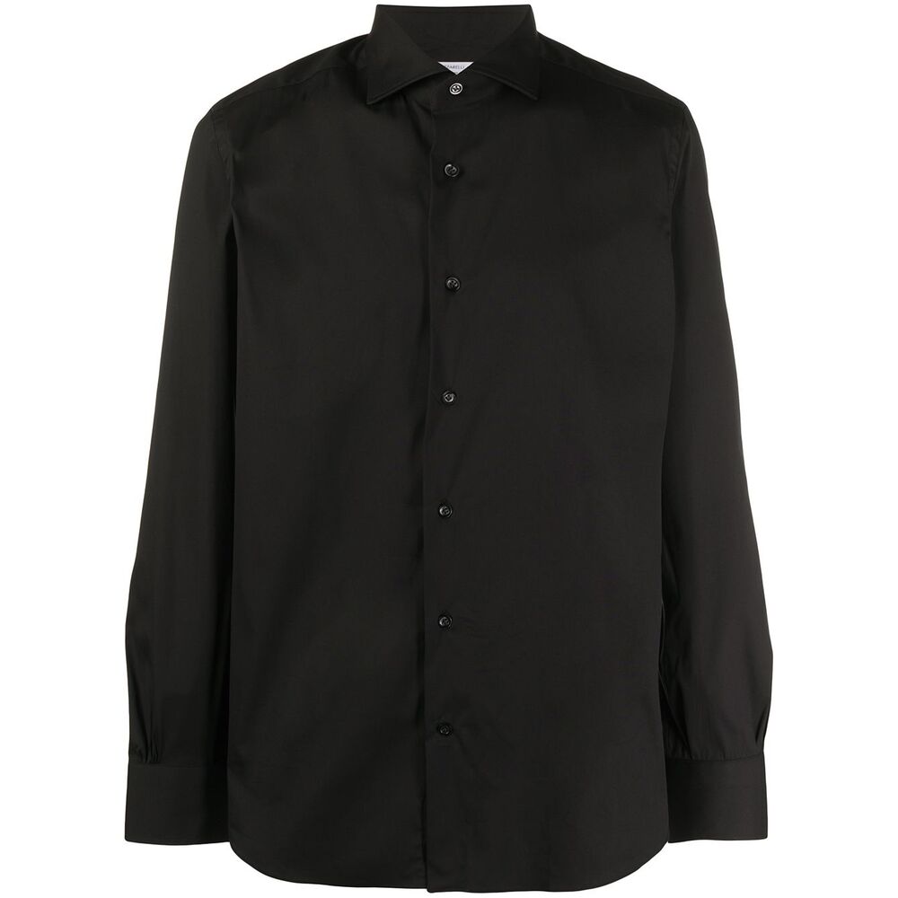 Mazzarelli Nylon Shirts - Black | Wanan Luxury