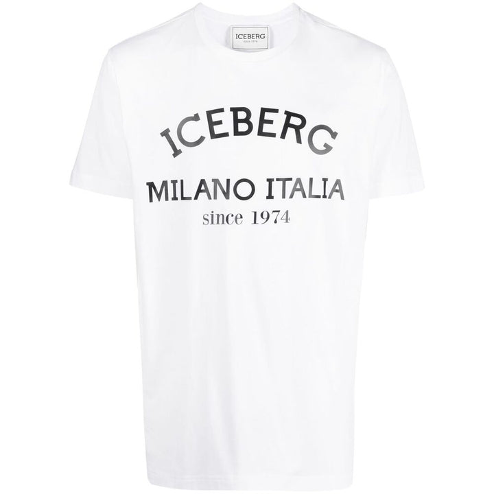 Iceberg Cotton T Shirts - White | Wanan Luxury