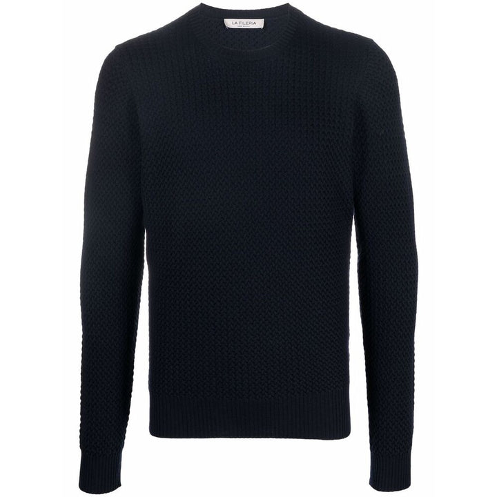 Fileria Wool Sweaters - Blue | Wanan Luxury