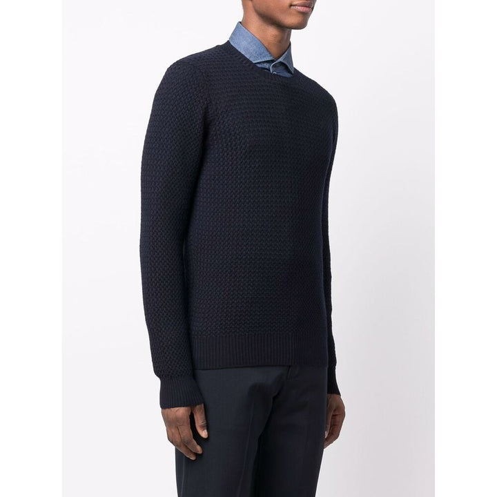 Fileria Wool Sweaters - Blue | Wanan Luxury