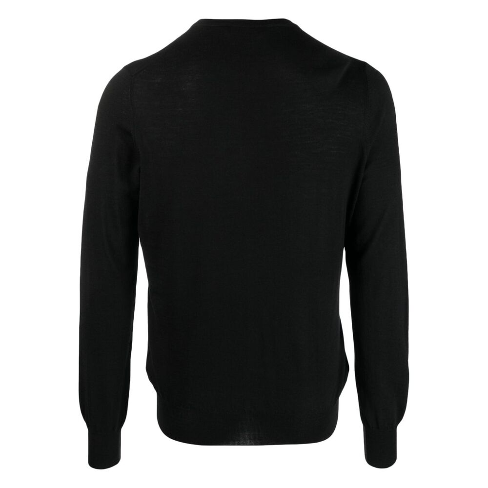 Fileria Wool Sweaters - Black | Wanan Luxury