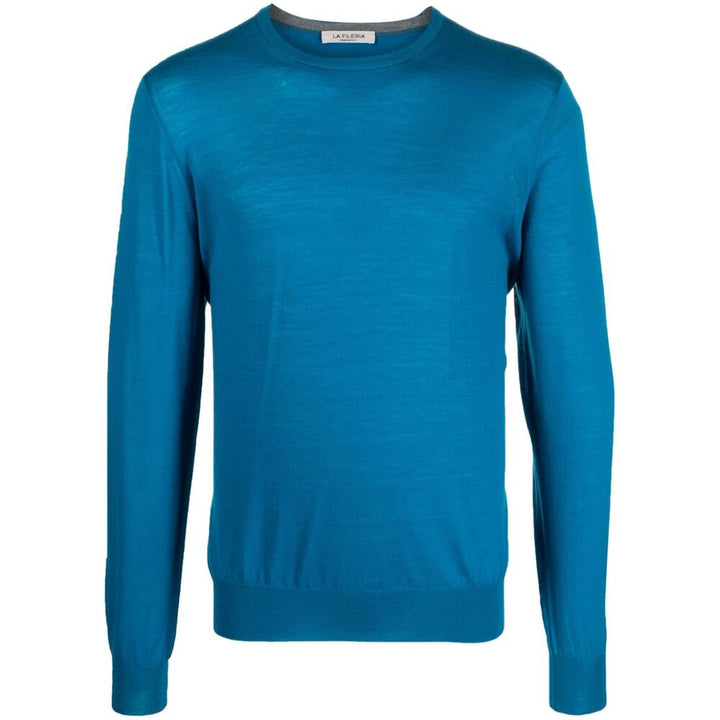 Fileria Wool Sweaters - Blue | Wanan Luxury