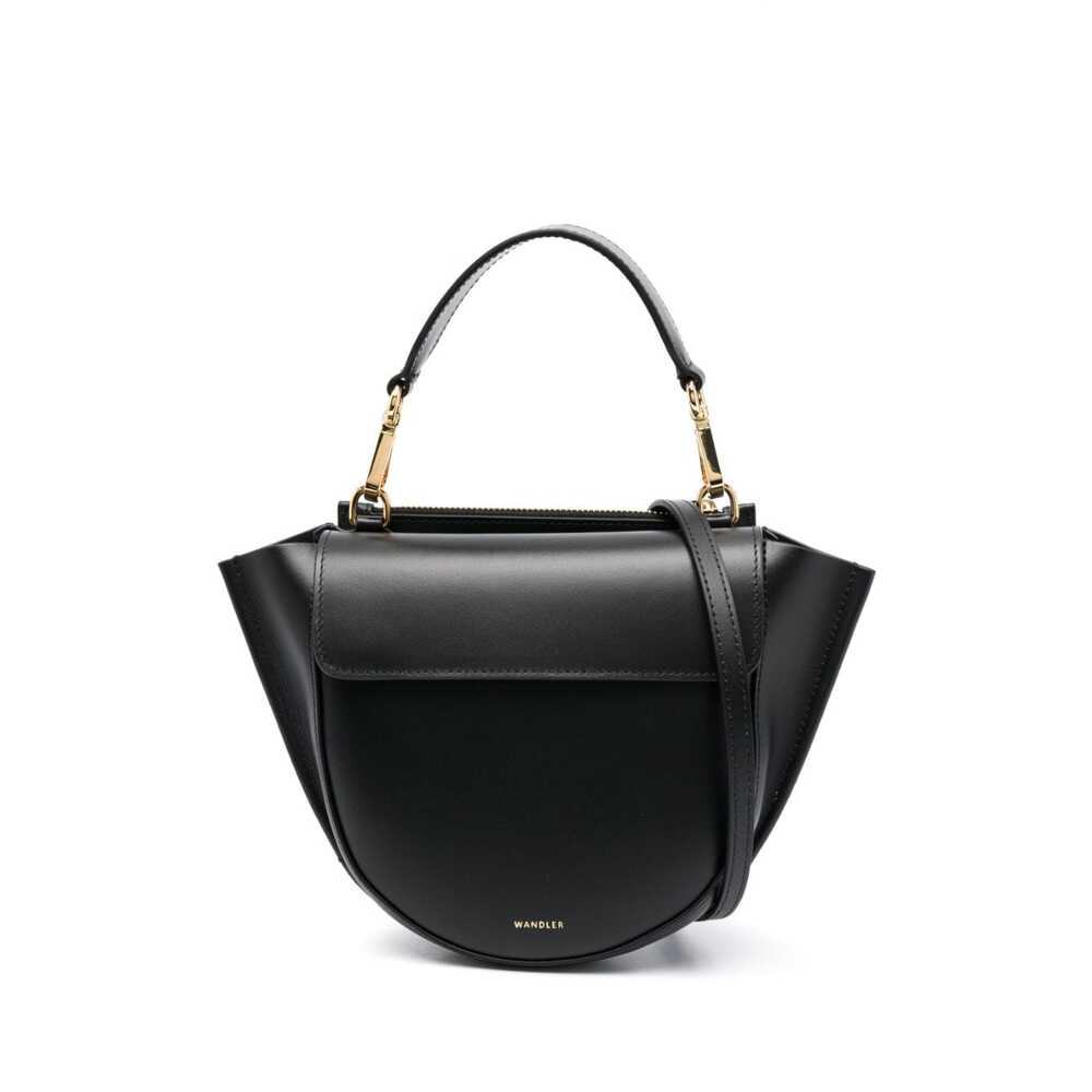 Wandler Leather Tote Bags - Black | Wanan Luxury