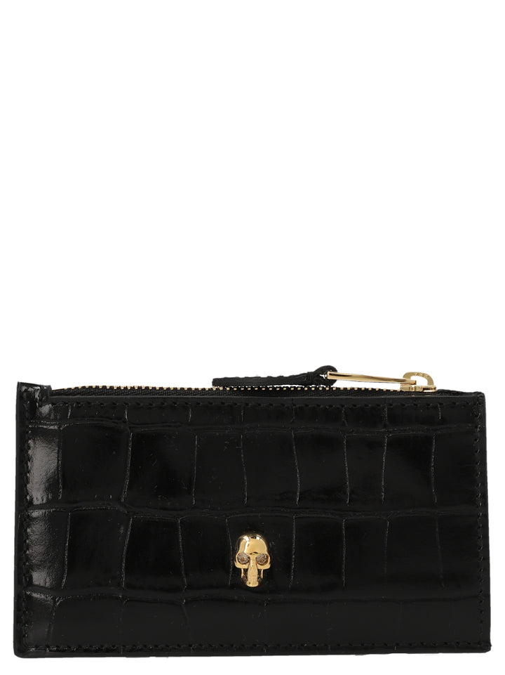 Skull Wallets, Card Holders Black