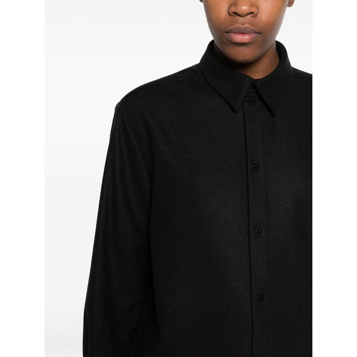 La Collection Wool Shirts - Black | Wanan Luxury