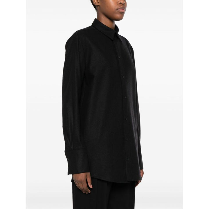 La Collection Wool Shirts - Black | Wanan Luxury