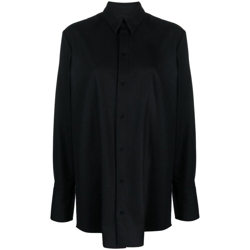 La Collection Wool Shirts - Black | Wanan Luxury