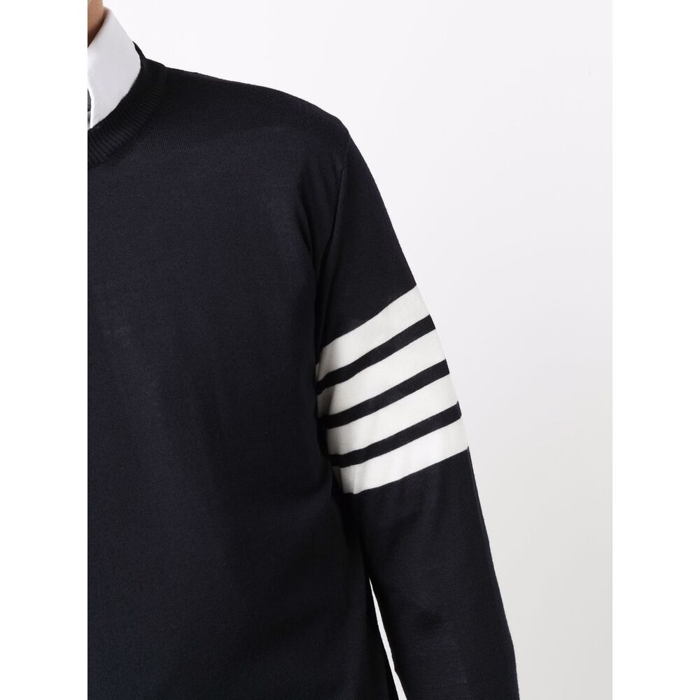 Thom Browne Wool Sweaters - Blue | Wanan Luxury