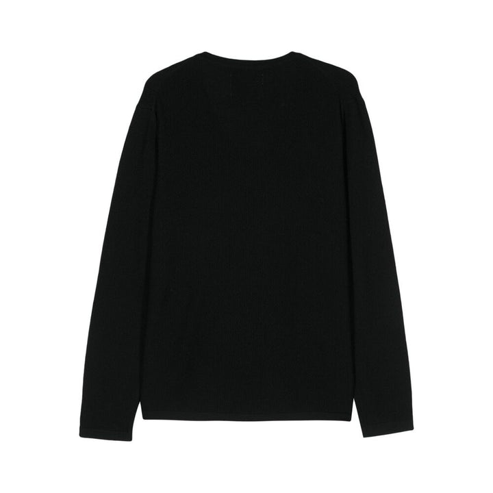 Seven Gauge Wool Sweaters - Black | Wanan Luxury