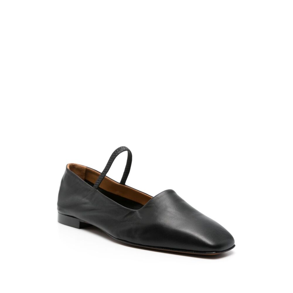 Atp Black Ballet Flats - Black | Wanan Luxury