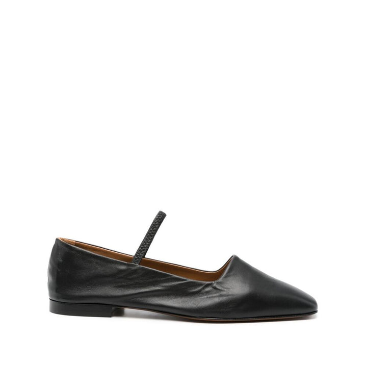 Atp Black Ballet Flats - Black | Wanan Luxury