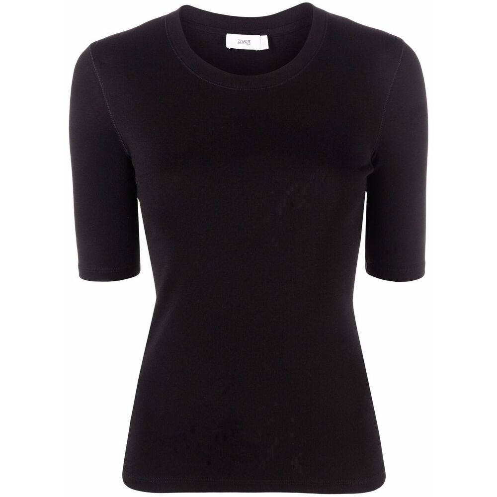 Closed Cotton T Shirts - Black | Wanan Luxury