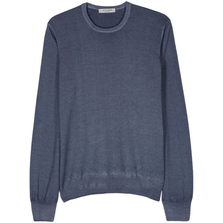 Fileria Wool Sweaters - Blue | Wanan Luxury