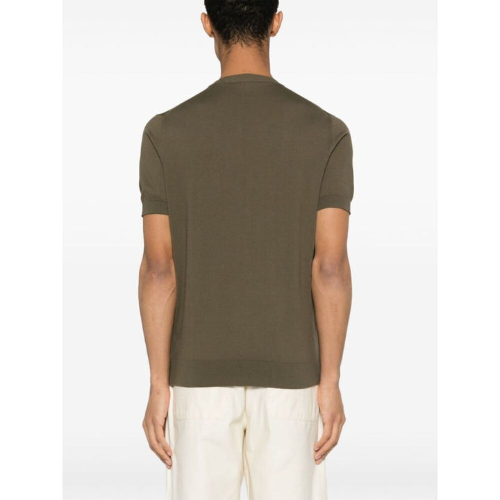 Fedeli Cotton T Shirts - Green | Wanan Luxury