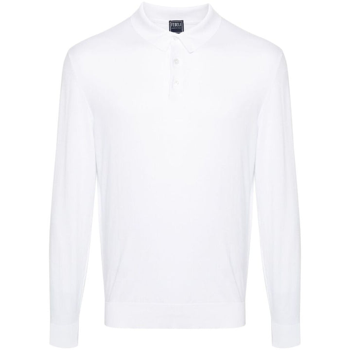 Fedeli Cotton Sweaters - White | Wanan Luxury