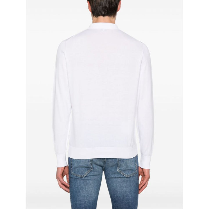 Fedeli Cotton Sweaters - White | Wanan Luxury