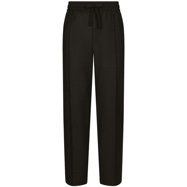 Dolce & Gabbana Wool Pants - Gray | Wanan Luxury