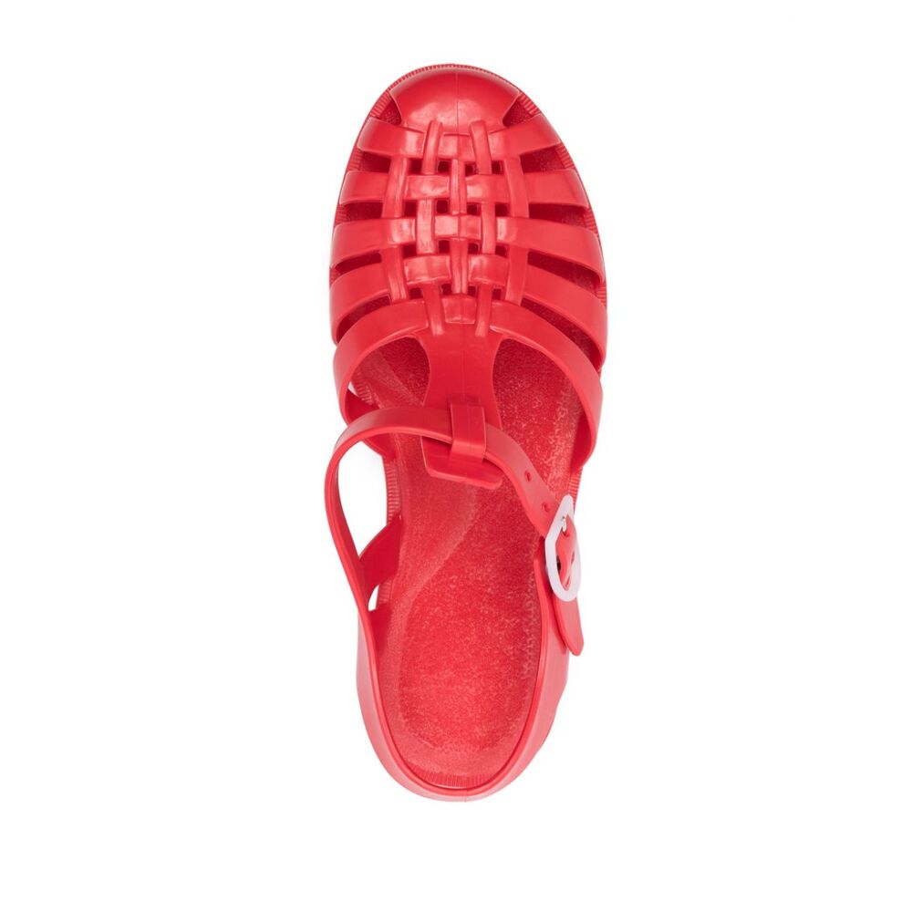 Carel Paris Rubber Sandals - Red | Wanan Luxury