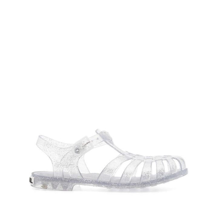 Carel Paris Rubber Sandals - Silver | Wanan Luxury