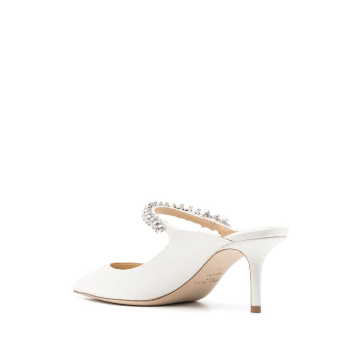 Jimmy Choo White Mules - White | Wanan Luxury