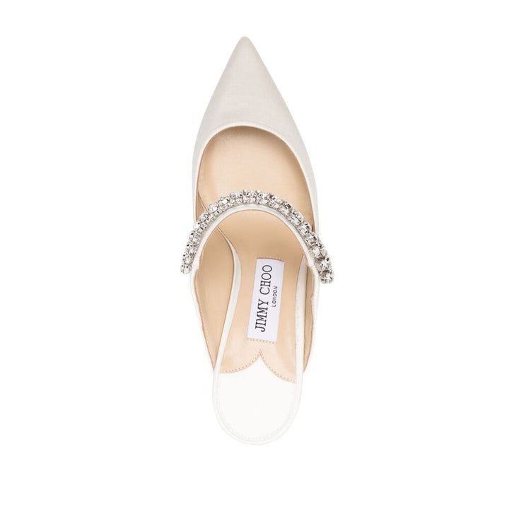 Jimmy Choo White Mules - White | Wanan Luxury