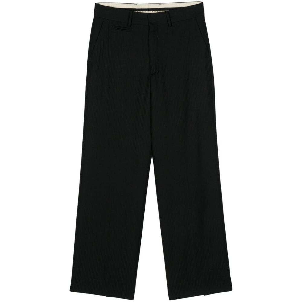 Canaku Wool Pants - Black | Wanan Luxury