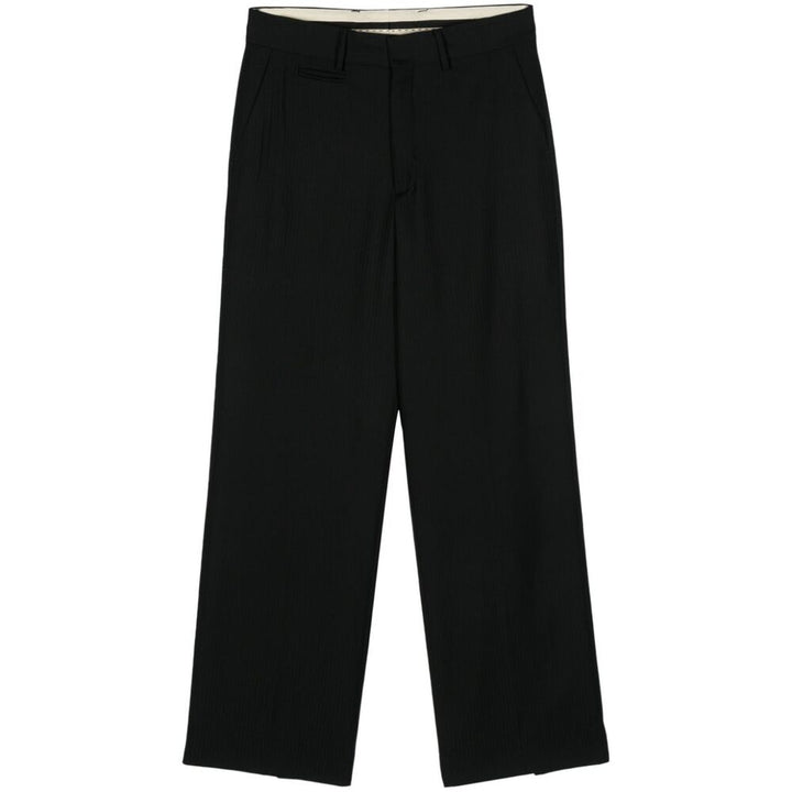 Canaku Wool Pants - Black | Wanan Luxury