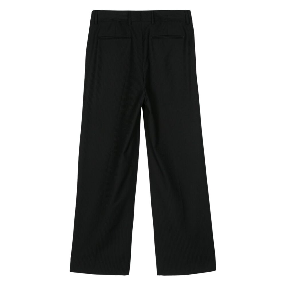 Canaku Wool Pants - Black | Wanan Luxury