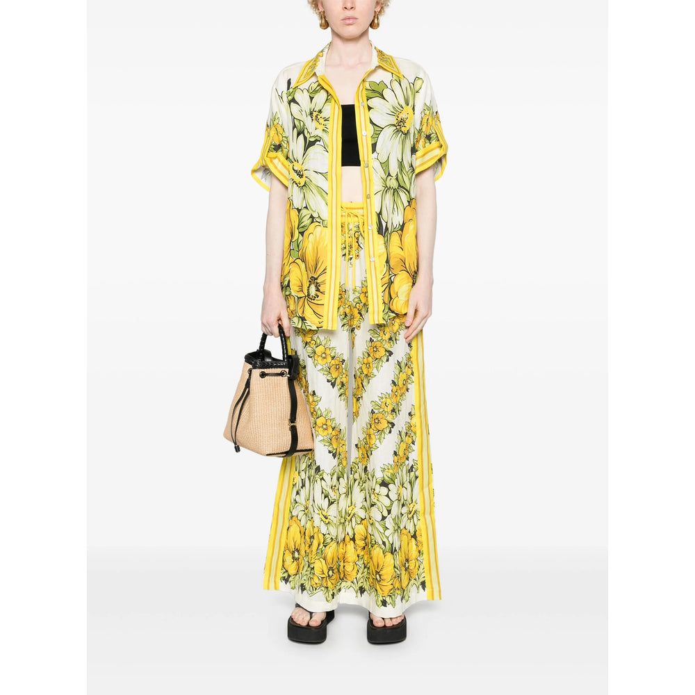 Alemais Pantaloni - Giallo | Wanan Luxury