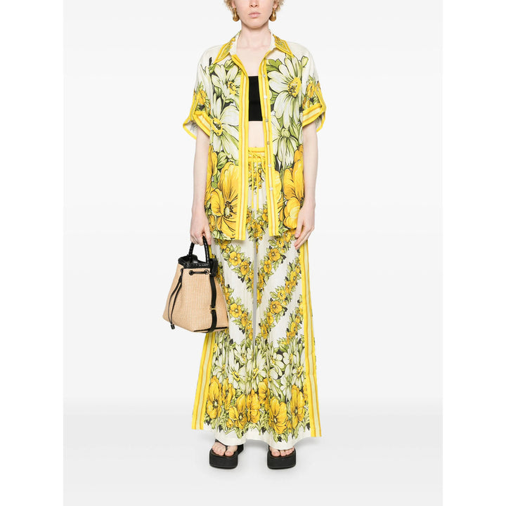 Alemais Pantaloni - Giallo | Wanan Luxury