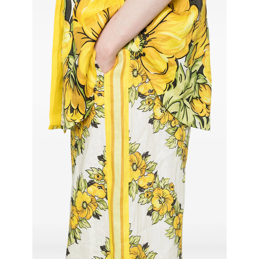 Alemais Pantaloni - Giallo | Wanan Luxury