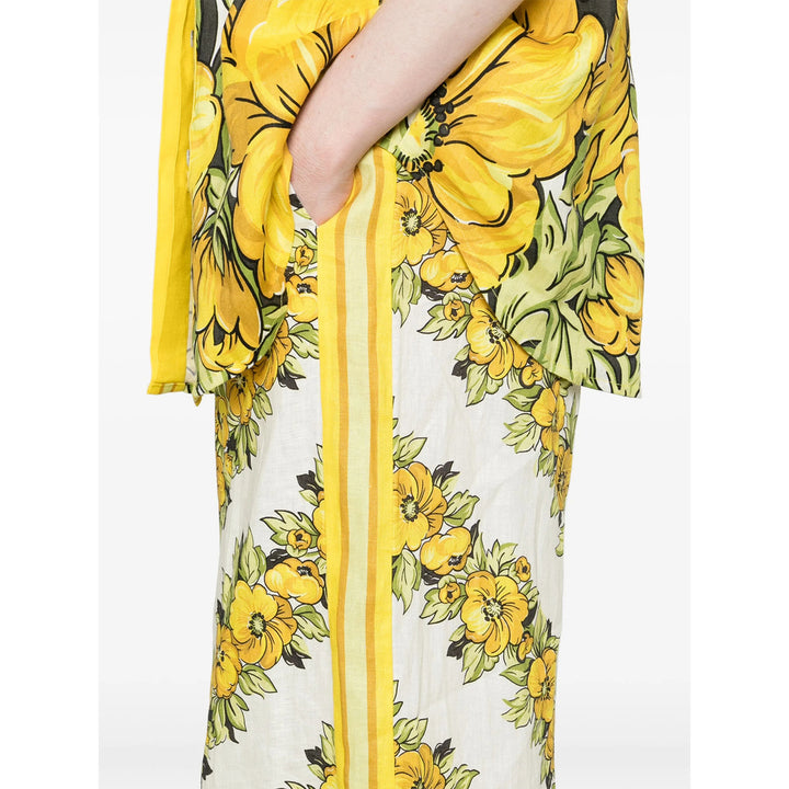 Alemais Pantaloni - Giallo | Wanan Luxury