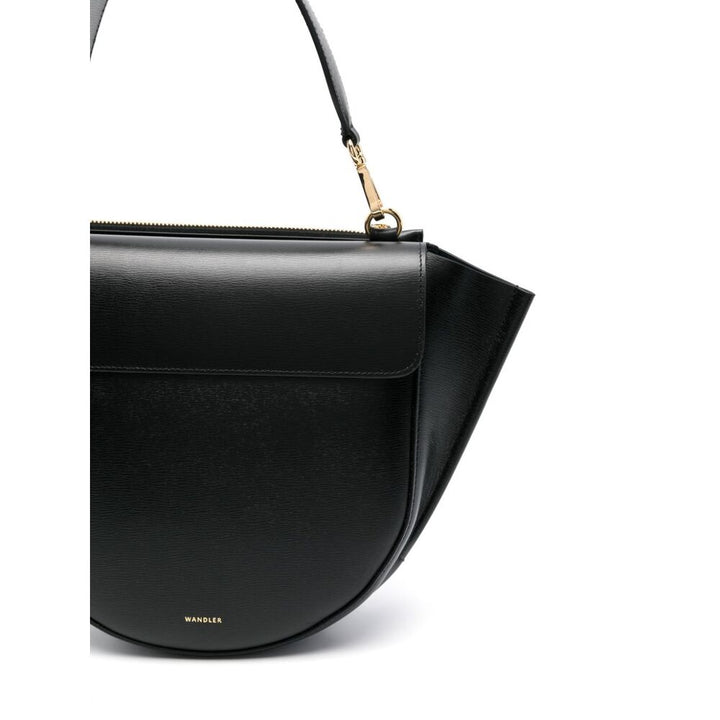 Wandler Leather Tote Bags - Black | Wanan Luxury