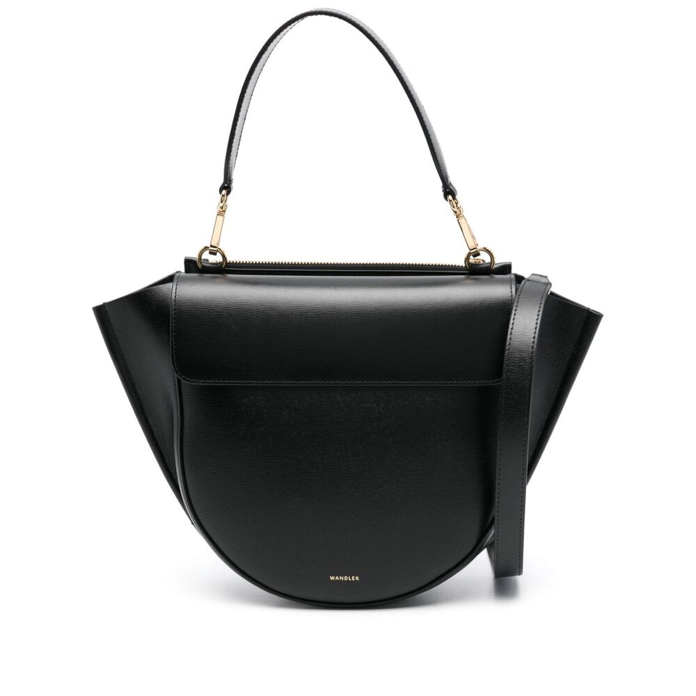 Wandler Leather Tote Bags - Black | Wanan Luxury