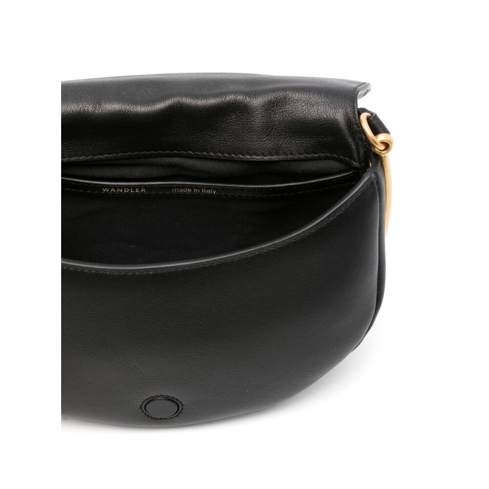 Wandler Leather Shoulder Bags - Black | Wanan Luxury