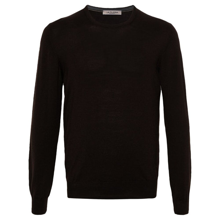 Fileria Wool Sweaters - Brown | Wanan Luxury