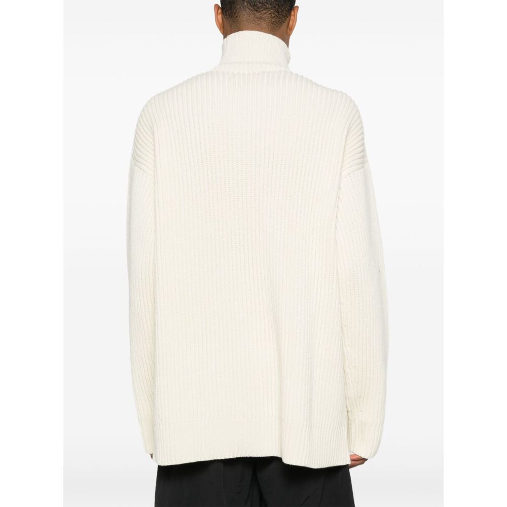 Jil Sander Wool Sweaters - White | Wanan Luxury