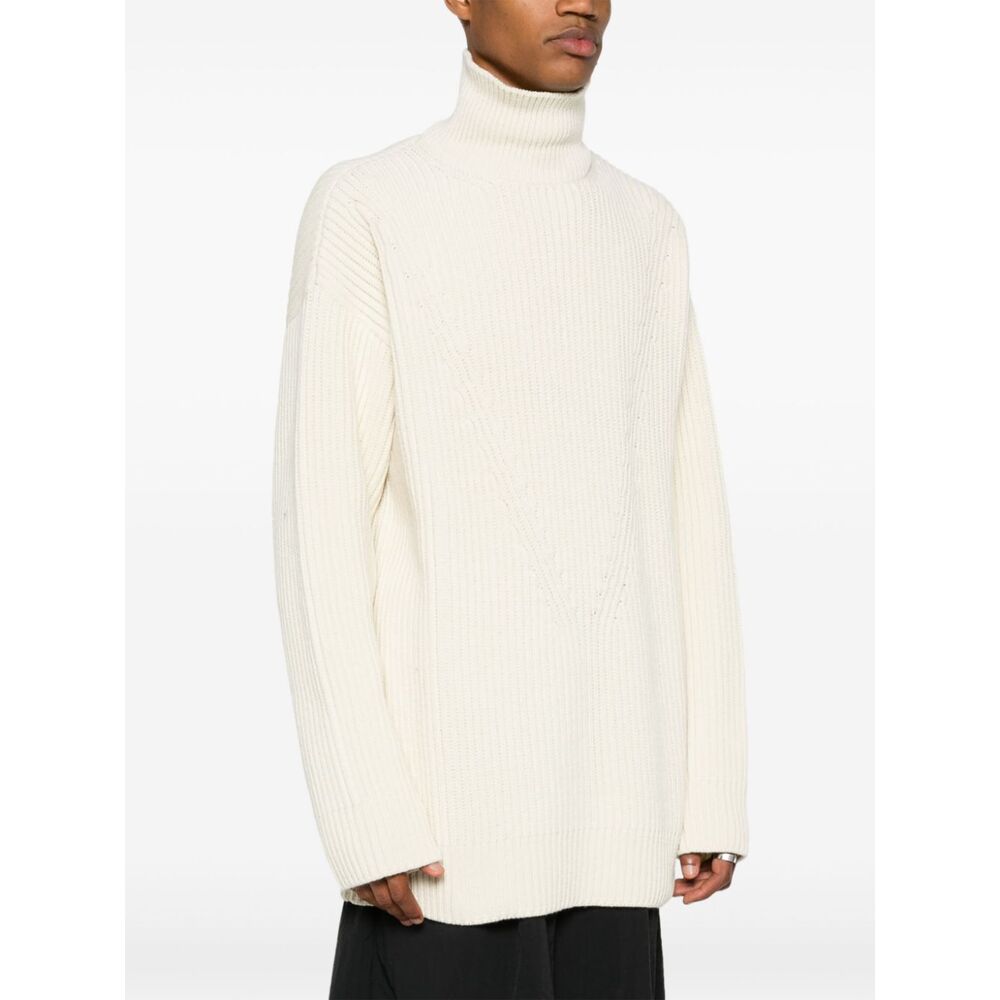 Jil Sander Wool Sweaters - White | Wanan Luxury