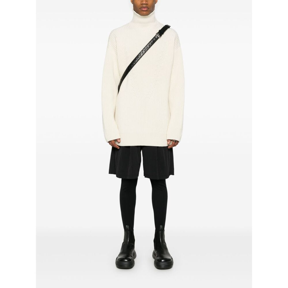 Jil Sander Wool Sweaters - White | Wanan Luxury