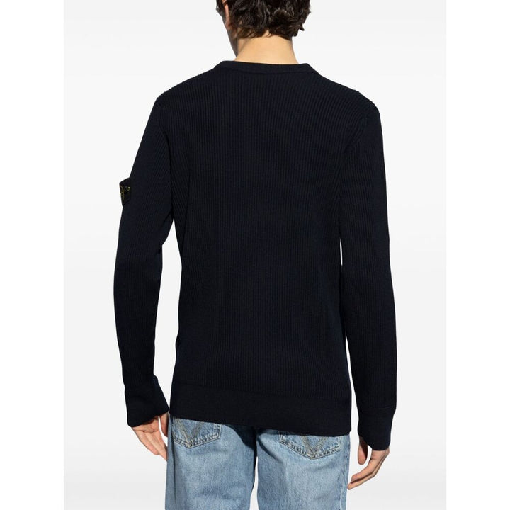 Stone Island Wool Sweaters - Blue | Wanan Luxury