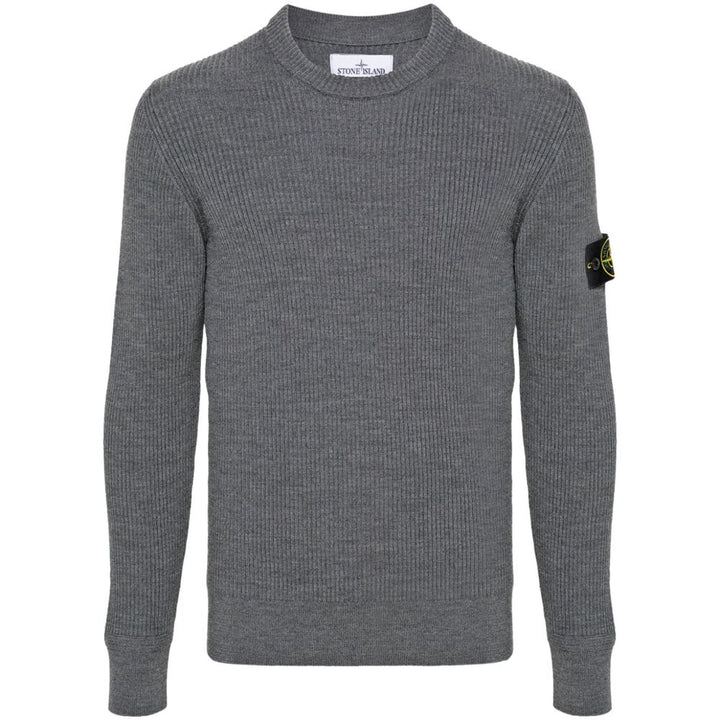 Stone Island Wool Sweaters - Gray | Wanan Luxury