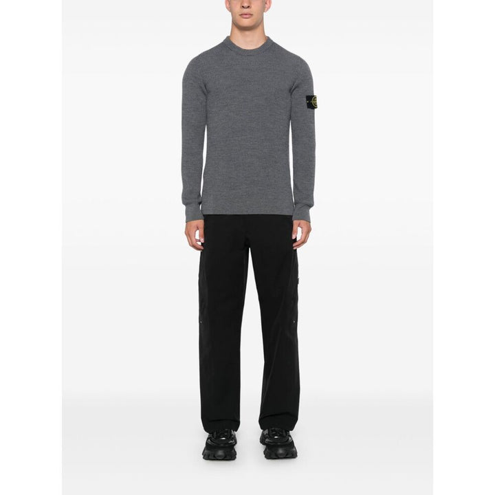 Stone Island Wool Sweaters - Gray | Wanan Luxury