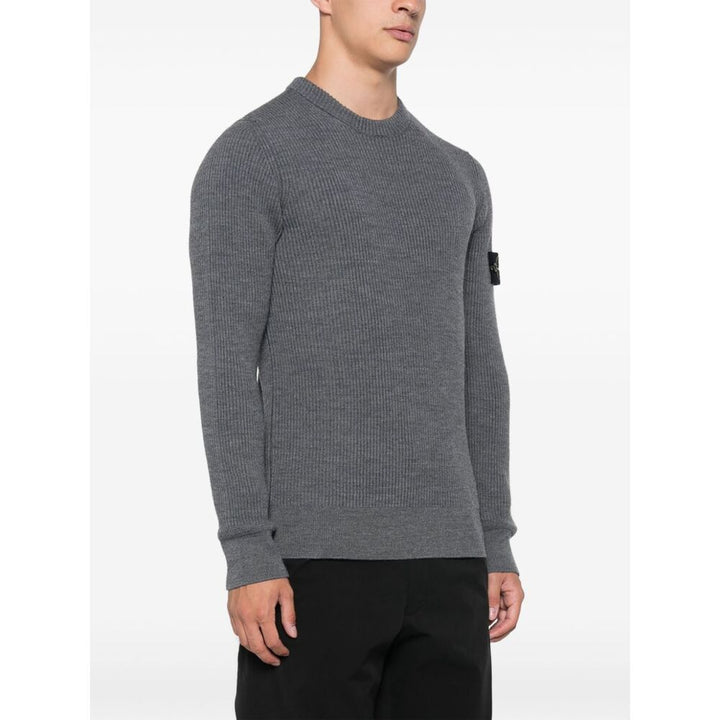 Stone Island Wool Sweaters - Gray | Wanan Luxury