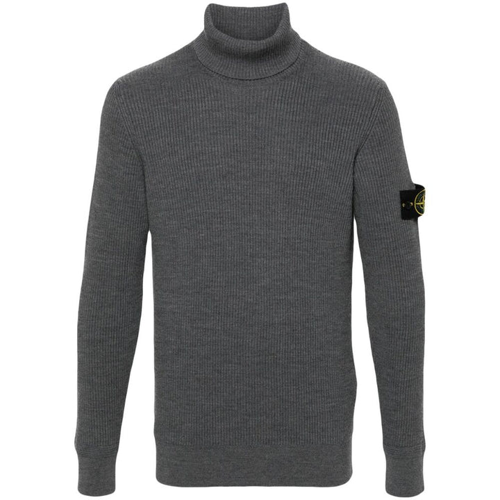 Stone Island Wool Sweaters - Gray | Wanan Luxury