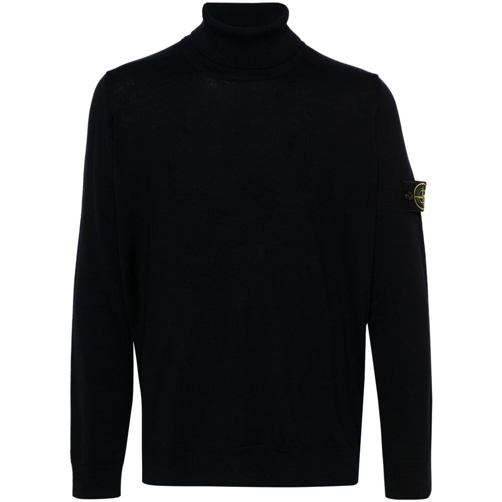 Stone Island Wool Sweaters - Blue | Wanan Luxury