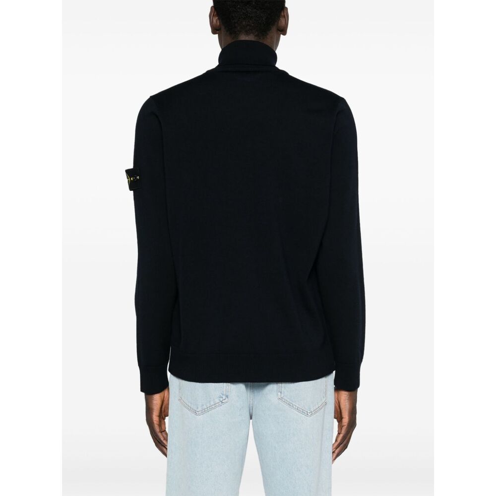 Stone Island Wool Sweaters - Blue | Wanan Luxury