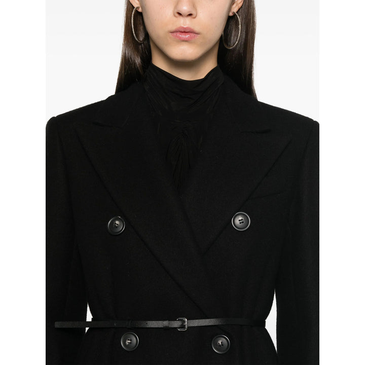 Sportmax Coats - Black | Wanan Luxury