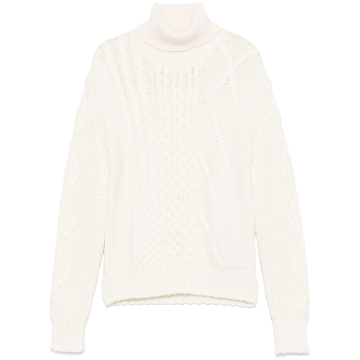 Moncler Wool Sweaters - White | Wanan Luxury