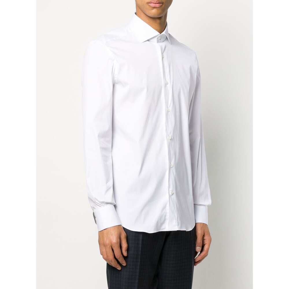 Mazzarelli Nylon Shirts - White | Wanan Luxury